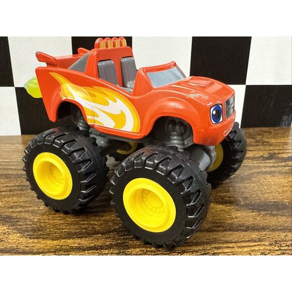 Blaze and the Monster Machines Blazing Speed Blaze & Crusher Diecast Truck - Picture 6 of 8